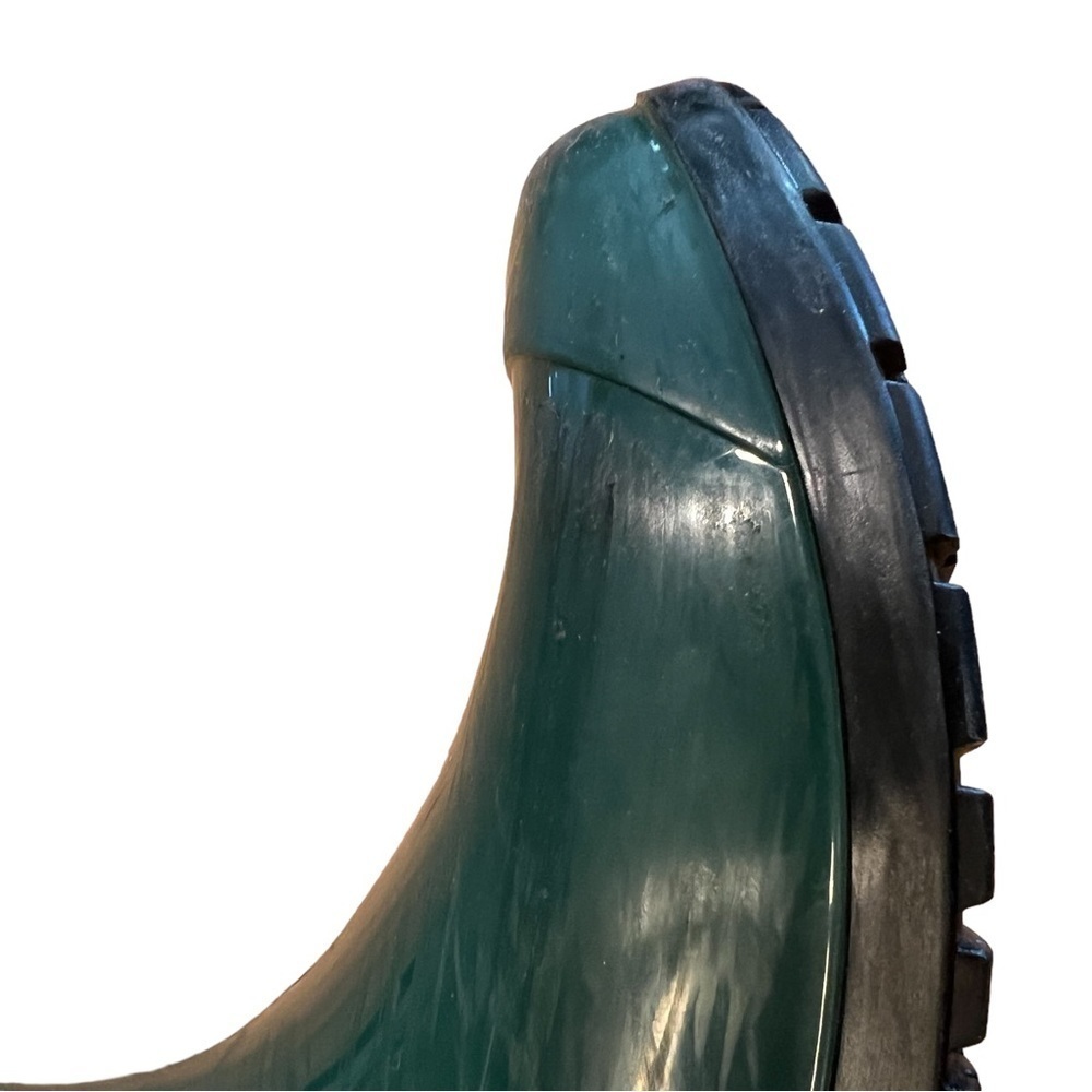 UGG Pine Green Rubber Waterproof Fabric Lined Mid Calf Rain Boots Women’s Sz 8‍‍ - Picture 13 of 13